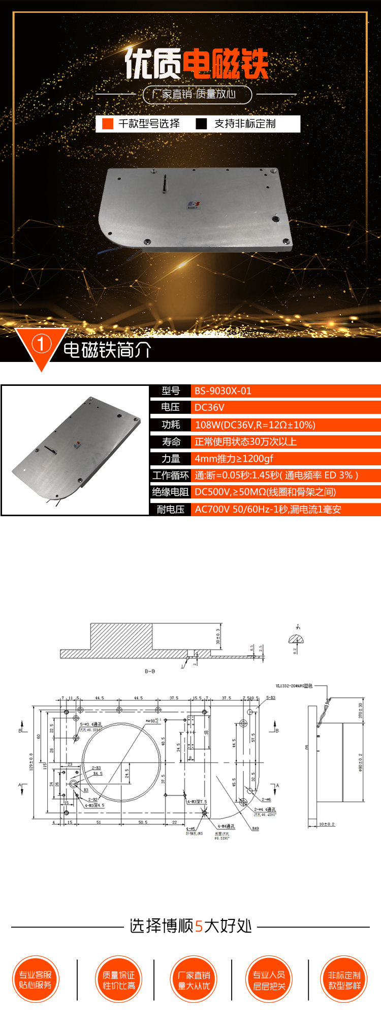 操作臺電磁鐵