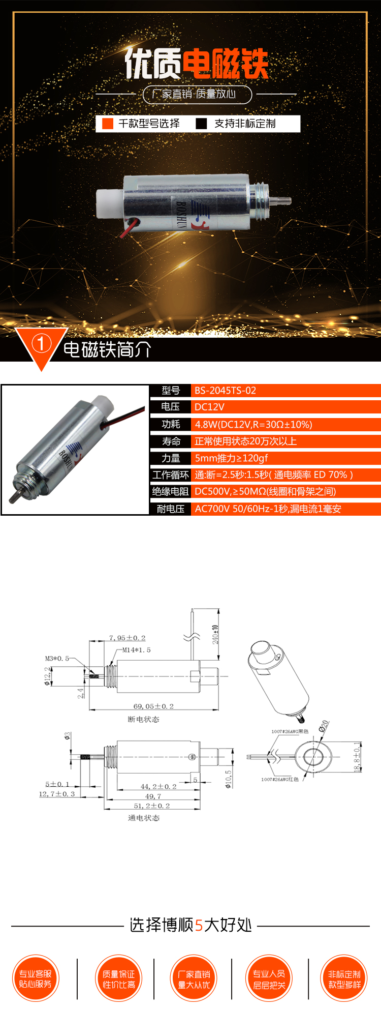 DR醫療器械電磁鐵